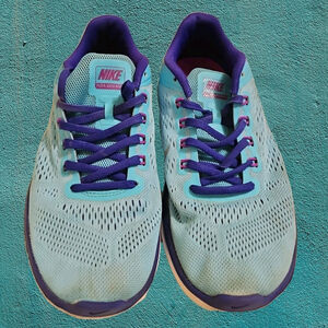 Nike Women's Flex Run 2016 Sneakers Size US 8 UK 5.5 830751-400 Gamma Blue Shoes